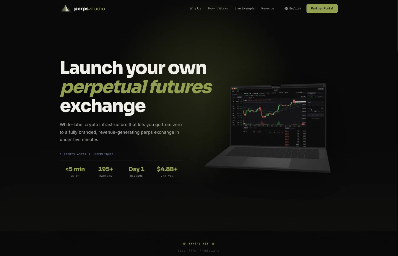 perps.studio - white-label crypto exchanges